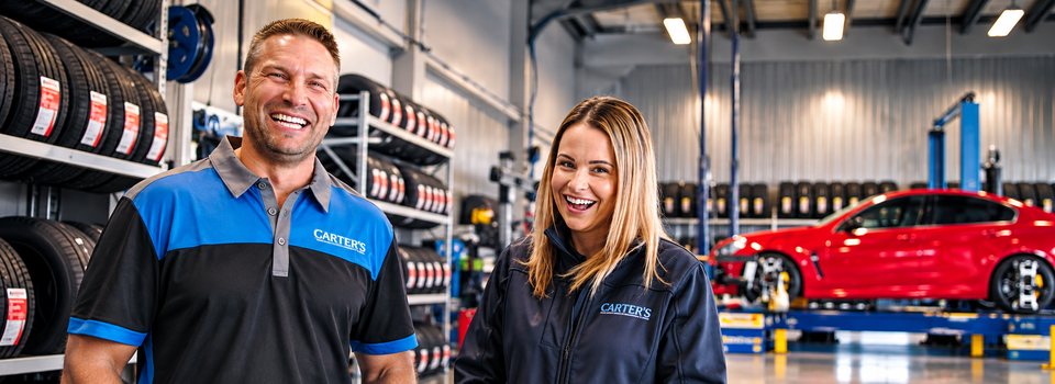 The Carter's Tyre Service team